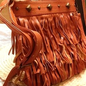 Vintage Carlos Santana leather bag